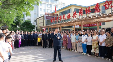 學習進行時丨總書記寧夏考察這一幕，讓人想到這個經典比喻